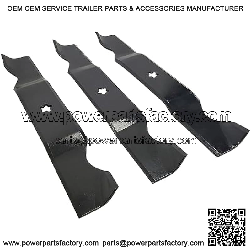 PK Mower Blade Set Fits Husqvarna AYP 187256 187254 532187256 574292401 - Image 3