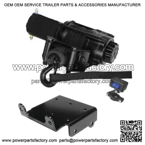 Winch Kit 2500 lb For John Deere Gator HPX 815E ALL (Synthetic Rope)