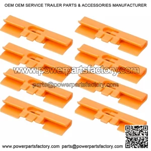 x8 91511SR3003 Honda ACURA INTEGRA Front Windshield Side Molding Clip D Orange
