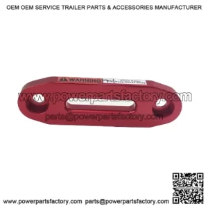 Red X-ATV fairlead for synthetic winch rope (2500-3500lb)