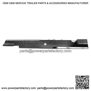 103-6384 High-Lift Notched Blade - Replacement for Exmark Lazer Z Advantage 72"