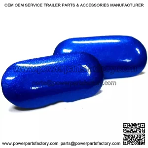OEM Honda EM1 Honda Civic Si Front License Plate Hole Cap Plugs 2x Electron Blue
