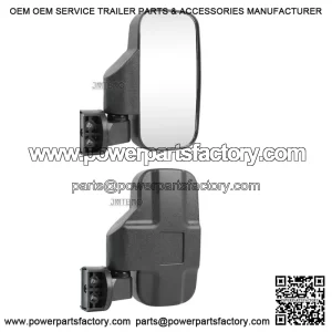 360?? UTV Rear View Side Mirrors For John Deere Gator HPX 625I 825I 860I 855D XUV (For: John Deere Gator CS)