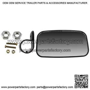 Rear View Mirror for John Deere Gator HPX XUV 550 560 590 625 835 Black (For: John Deere Gator HPX HPX815E)