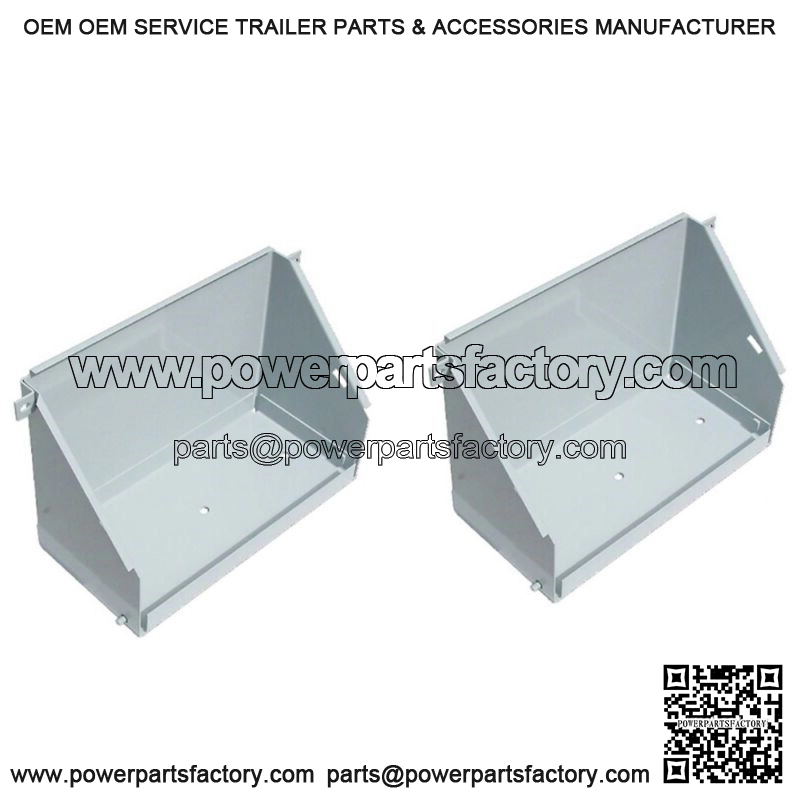(2) New Battery Boxes fits Oliver 1550 1600 1650 White 2-62 2-70 108016A