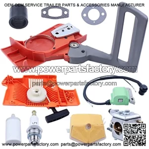 Chain Brake Clutch Cover Starter Ignition Coil Carburetor for Husqvarna 51 55