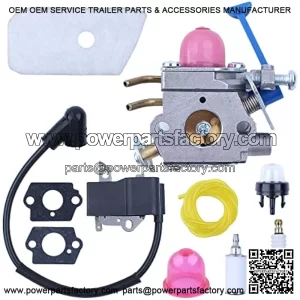 Carburetor Ignition Coil For Husqvarna 128C 128L 128LD 128R 128RJ 128CD Trimmers, Carburetor, Ignition Coil, Air Filter, Fuel Filter, Bulb, Fuel Line, Gasket, Spark Plug