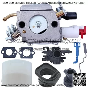 Carburetor Air Filter Kit Fit for Husqvarna 340 345 346 350 353 Zama C3-EL18 Chainsaw