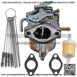 Carburetor For John Deere 6X4 Worksite Gator PC2387 AM122006 with Gaskets Fuel Filter Carbon Dirt Jet Cleaner Tool Kit
