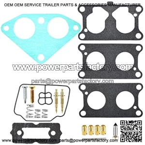 Carb Carburetor Rebuild Kit Repair Replacement for John Deere Trail HPX 4x2 4x4 Gator 2004 2005 2006 2007 2008 2009 2010 2011 2012