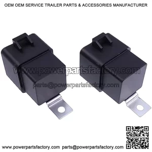 2PCS AT75769 AM106305 Waterproof Relay 12VDC 40A Compatible with John Deere GX355 LT170 X110 X465 X575 X300 X500 Tractors Mowers Gators