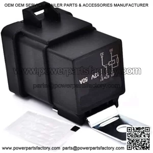 12V 50 Amp Upgrade, Waterproof Relay Replaces John Deere UTV Gator ProGator UTV, XUV, TX, Military, TH, 6x4, CS, CX, TS with LED Light Upgrade and Free Dielectric Grease