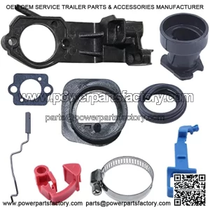 Inlet Manifold Repair Kt For Husqvarna 346XP 351 353 Chainsaw Carb Intake Flange , Intake Manifold Kit.
