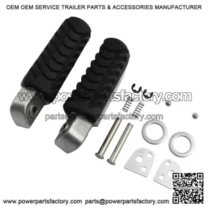 Rear Footpegs for Kawasaki Z650/Ninja 650 (2017-2023) - CNC Aluminum