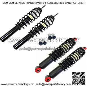 Full Set of 4 Coil-over Shock Absorbers Compatible With John Deere Gator HPX HPX615E HPX815E; Trail Gator HPX - OEM Replacement