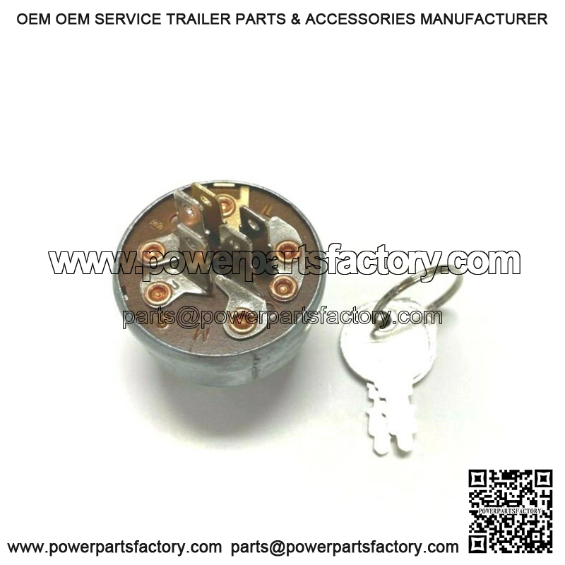 AM32318 For John Deere Starter Ignition Switch With Keys AM103286 JD 210 212 214 - Image 2
