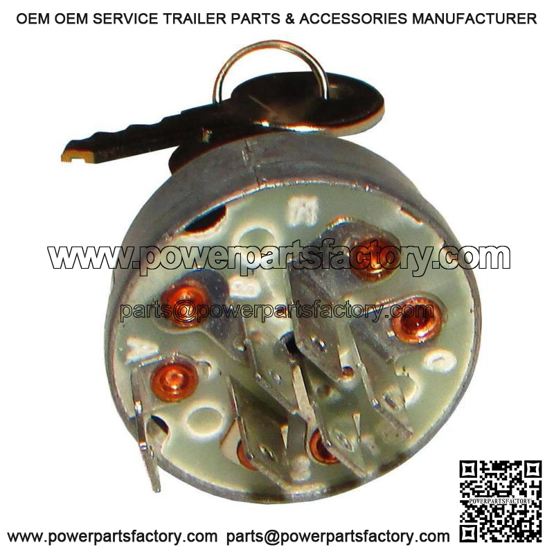 IGNITION SWITCH w/ Keys Fits John Deere 240 245 260 265 285 320 500 Lawn - Image 3