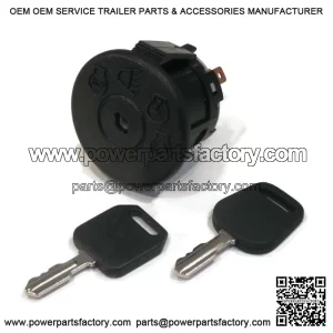 Ignition Switch w/ Keys for John Deere  LY18, 155C, E110-E180, L100-L130 Lawn