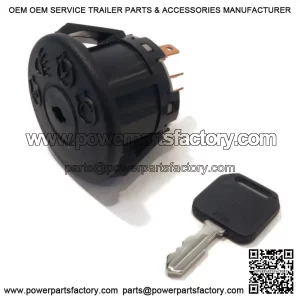 Starter Switch with Key for John Deere LY18, 155C, E110-E180, L100-L130 Mower
