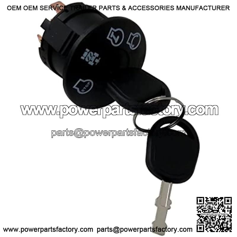 583068901 532175566 539107541 532189687 175566 163968 Starter Ignition Key Switch for Sears Craftsman AYP Husqvarna Jonsered Dixon 2 Keys & Free Carabiner
