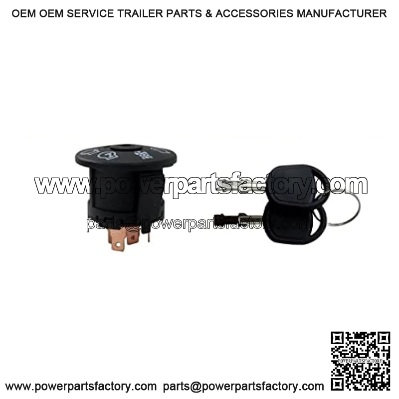583068901 532175566 539107541 532189687 175566 163968 Starter Ignition Key Switch for Sears Craftsman AYP Husqvarna Jonsered Dixon 2 Keys & Free Carabiner - Image 2