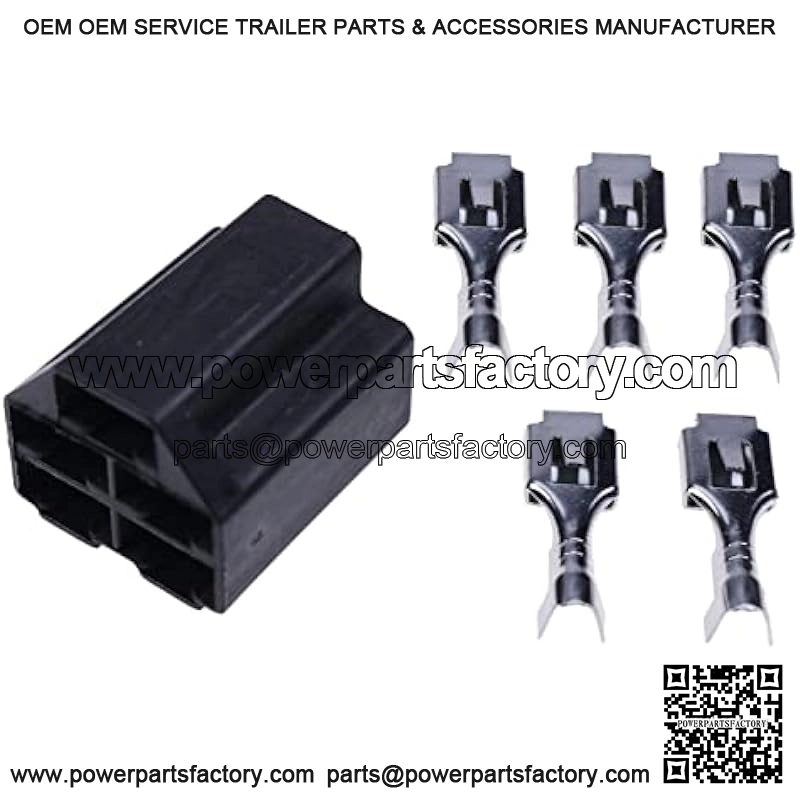 M90206 Ignition Key Switch Connector with Terminals Compatible with John Deere EZTrak Ztrak Quiktrak Gator TCA22740 TCA15075 AM101561