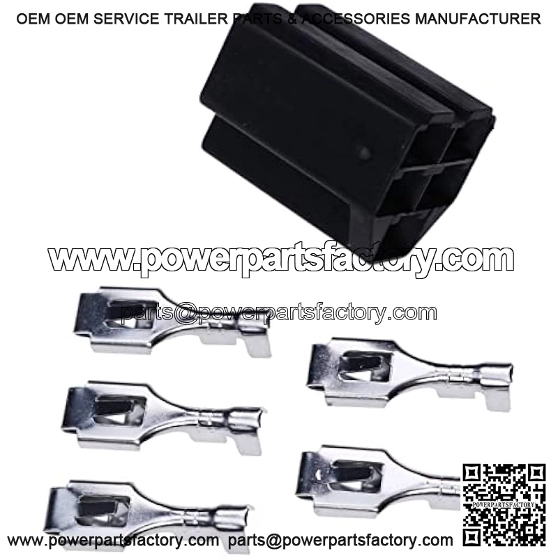M90206 Ignition Key Switch Connector with Terminals Compatible with John Deere EZTrak Ztrak Quiktrak Gator TCA22740 TCA15075 AM101561 - Image 4