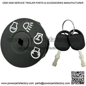 Ignition Switch with Key 4-Position 7-Terminals for Husqvarna Craftsman Dixon CubCadet 175566 532175566 163968 925-1741 John Deere GY20074 L105 L100 L110 Lawn Mower (532175566-7 Terminals)