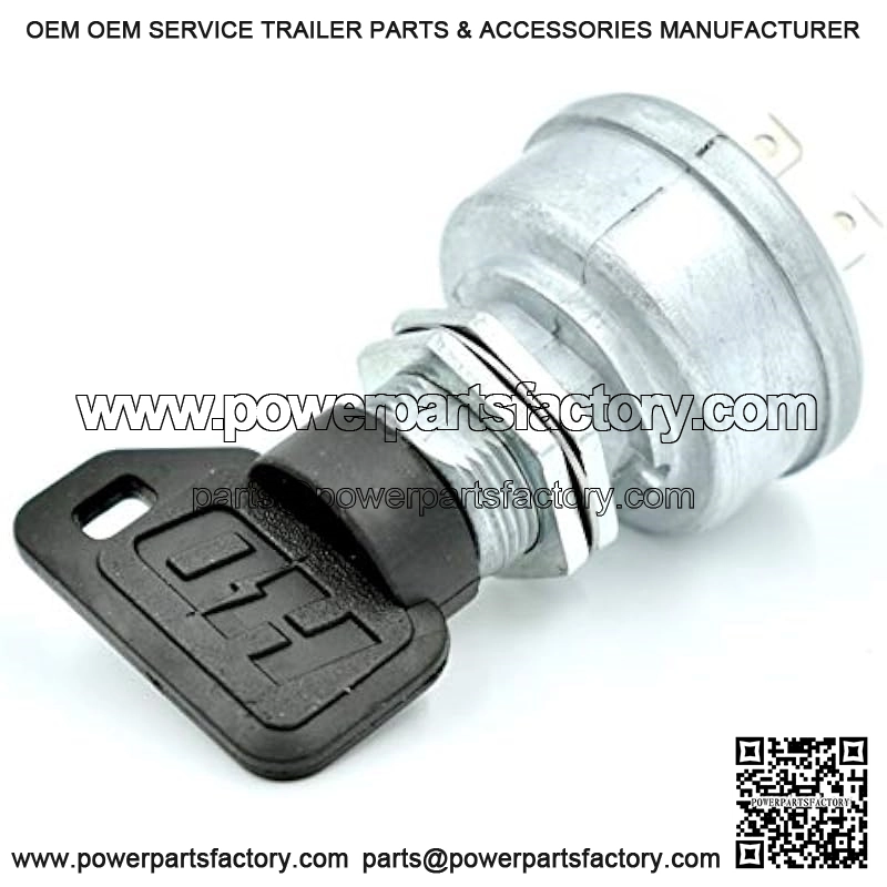 Premium Ignition Switch for John Deere Bunker Rake & Field 1200 1200A 800 V40 Aerators 3 Keys & Free Carabiner - Image 2