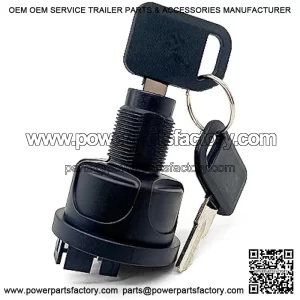 AUC15805 Ignition Switch Compatible with John Deere Quik-Trak Mowers Ztrak Mowers Ignition Switch with Keys Replace AUC13979 TCA26088 TCA24615