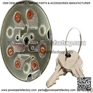 SSW2838 New Key Switch for John Deere F910 F930 130 165 170 175 180 175 F912 F915 F925 Rx73 AM101561 TCA15075 430-128 8600307 8600311 8744 8745