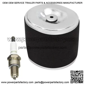 Air Filter & Spark Plug Kit fits Honda GX340 11HP, GX390 13HP