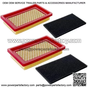 2 Pack 951-10298 Air Filter + Pre Cleaner for MTD Cub Cadet SC100 951-14632, Kohler 14 083 01-S, 5-5/8 ?? 3-1/2 inch Push Lawn Mower Air Filter