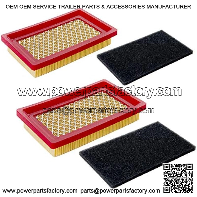 2 Pack 951-10298 Air Filter + Pre Cleaner for MTD Cub Cadet SC100 951-14632, Kohler 14 083 01-S, 5-5/8 ?? 3-1/2 inch Push Lawn Mower Air Filter