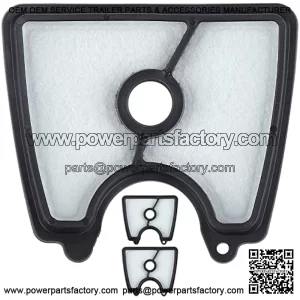 Air Filter, For Husqvarna 125B 125Bx 125Bvx Handheld Leaf Blower ?? For Jonsered B2126 Bv2126 C1Q-W37 Carb Engine, 597797901 545109601