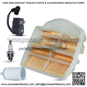 Ignition Coil Air Filter Fuel Kit For Husqvarna 445 450 445e544080803, ignition coil, air filter, fuel filter, spark plug