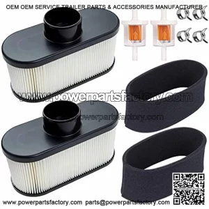 2 Pack 11013-7047 Air Filter with Pre Filter - for Kawasaki FR651V FR691V FR730V Engine Hustler Husqvarna Gravely Lawn Mower Tractor Air Filter