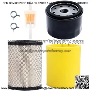 YTH18542 Air Filter Oil Filter Tune Up Kit for Husqvarna YTH22V46 Z254 YTH24V48 Z246 YTA18542 YTH2348 YTA22V46 YTA24V48 YTH24V54 Mower w/ 17.5hp 19.5hp 20hp 21hp B&S Engine