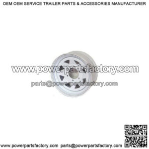 16 in. 6 on 5.5 Lug Painted Trailer Wheel