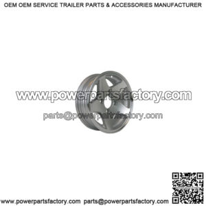 12" Aluminum Star Mag 4-Lug Trailer Wheel Rim (4" Width)