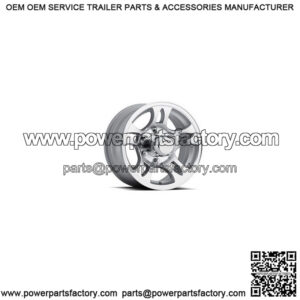 13" Aluminum Split Spoke 5-Lug Trailer Wheel Rim (5" Width)