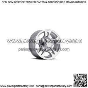 15" Aluminum Split Spoke 5-Lug Trailer Wheel (6" Width)