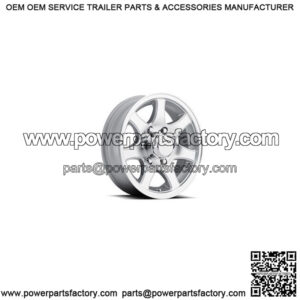 16" Aluminum 7-Star Mag 8-Lug Trailer Wheel Rim (6" Width)