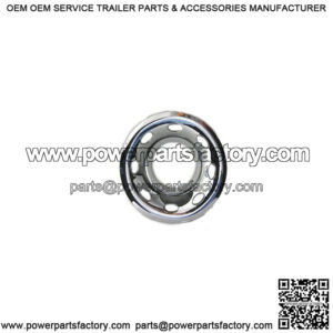 Chrome Trailer Wheel Trim Ring, (Fits 6 Lug 16" Wheels)