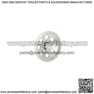 Chrome One Piece Trim Ring, (Fits 10" Golf Cart Wheels)