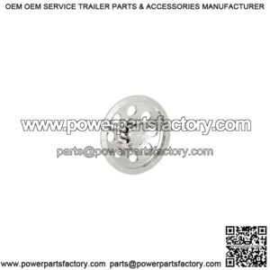 Chrome One Piece Trim Ring, (Fits 12" Golf Cart Wheels)