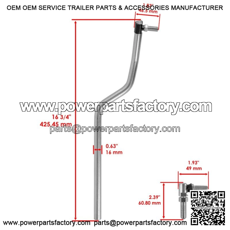 for John Deere L110 L111 L118 L120 L130 Selective Sector Drag Link Kit - Image 3