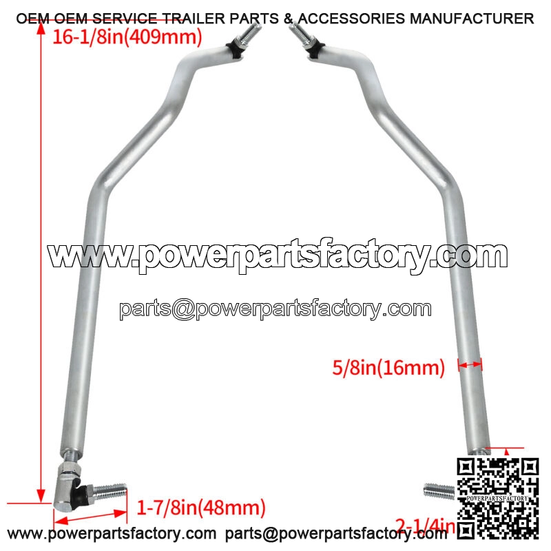 For John Deere L105 L107 L108 L110 L111 L118 L120 L130 RH LH DragLinks Drag Link - Image 2