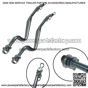 2 X Mower Deck Lift Linkage Kit Fits For John Deere L120, L130, 100 GX20497