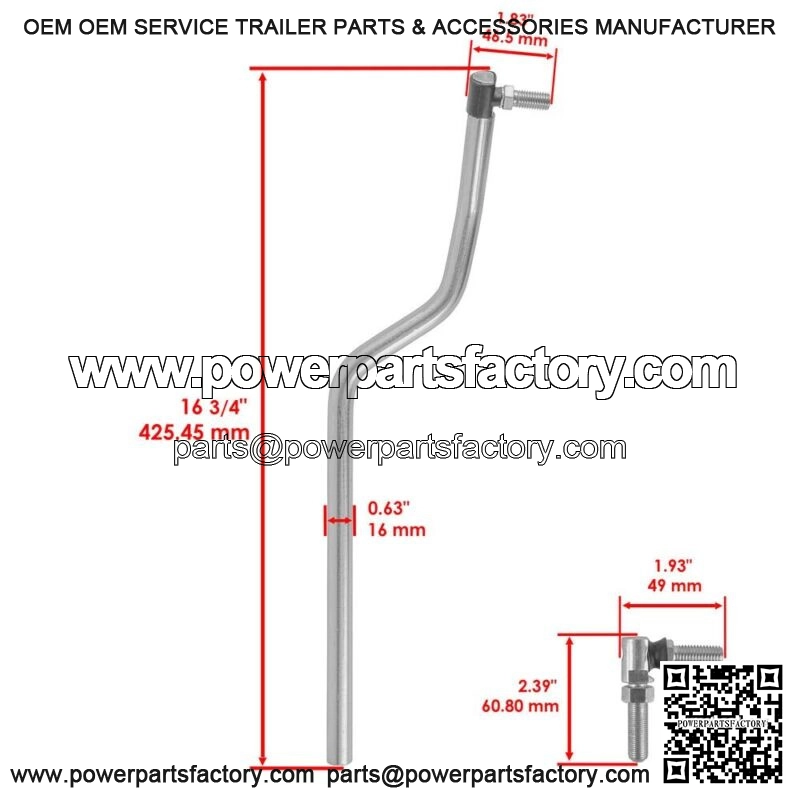 Brand New Right Side Drag Link for John Deere L110 L111 L118 L120 L130 - Image 3